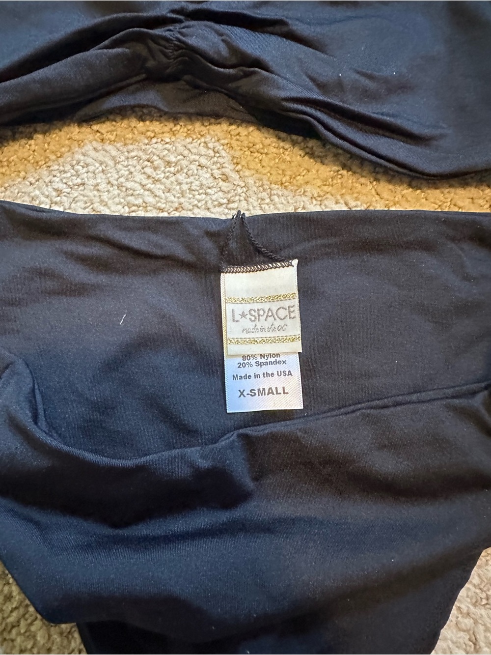 NWOT L*Space bikini set black leopard extra small - Picture 3 of 4